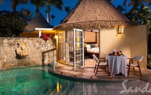 Caribbean Honeymoon Butler Rondoval with Private Pool Sanctuary - RP 3